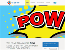 Tablet Screenshot of cluster-networks.com